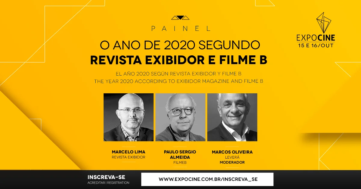 Revista Exibidor e Filme B debaterão o ano de 2020 na Expocine